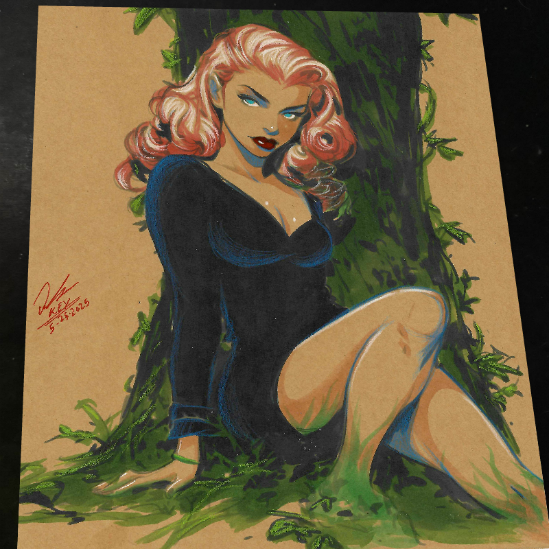 Poison Ivy - Marvel art print by Keyeske