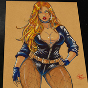Black Canary art print by Keyeske