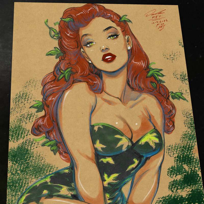 Poison Ivy - Marvel art print by Keyeske