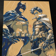 Batman - Marvel art print by Keyeske