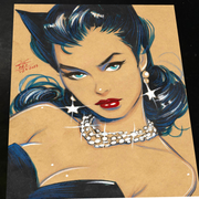 Catwoman - Marvel art print by Keyeske