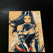 Psylocke - Marvel art print by Keyeske