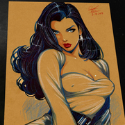 Lois Lane - Marvel art print by Keyeske