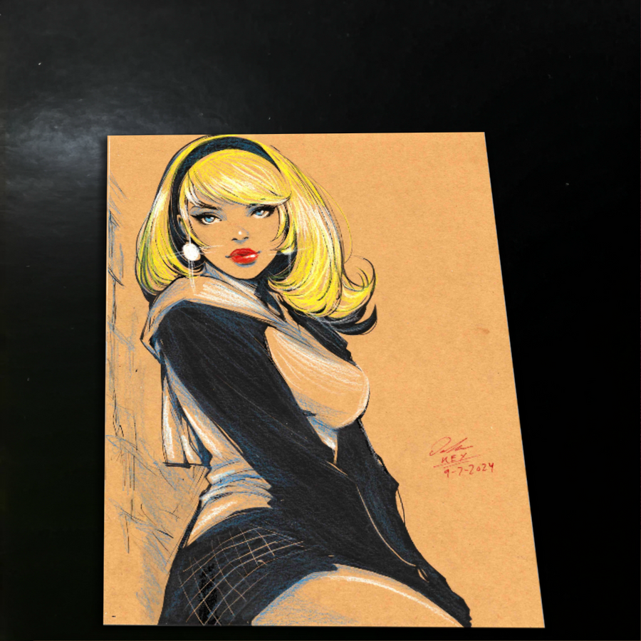 Lois Lane - Marvel art print by Keyeske