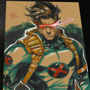 Cyclops X-Men art print by Keyeske