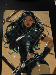 Psylocke - Marvel art print by Keyeske