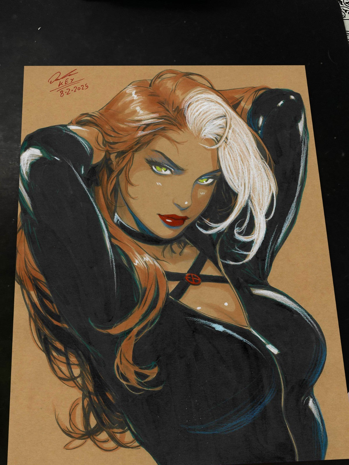 Rogue X-Men Art Print Signed 8.5x11 | Art by Keyeske