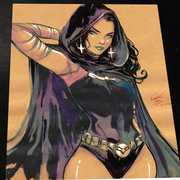 Raven - DC Comics art print by Keyeske