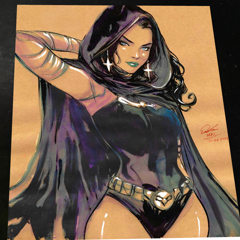 Raven - DC Comics art print by Keyeske