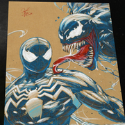 Venom Art Print Signed 8.5x11 | Art by Keyeske