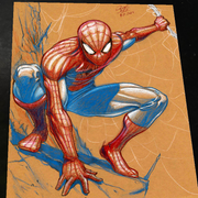 Spider-Man Art Print Signed 8.5x11 | Art by Keyeske