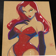 Jessica Rabbit art print by Keyeske