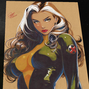 Rogue X-Men Art Print Signed 8.5x11 | Art by Keyeske