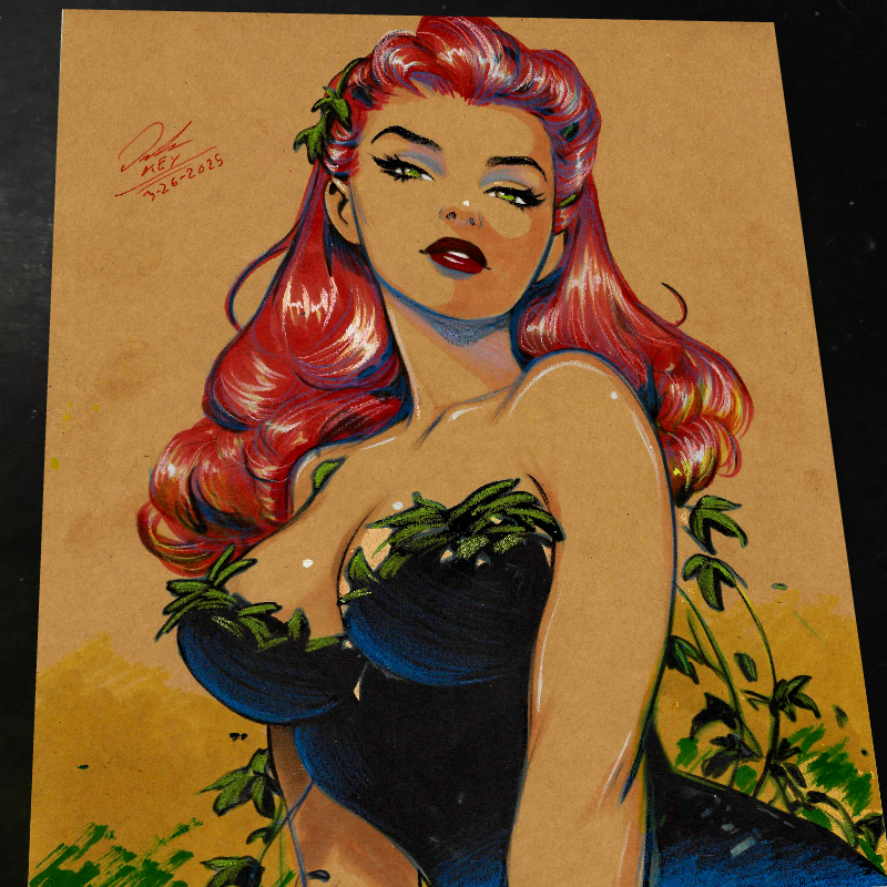 Poison Ivy - Marvel art print by Keyeske