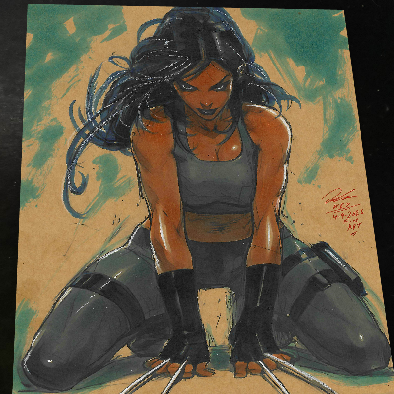 X-23 X-Men Art Print Signed 8.5x11 | Art by Keyeske