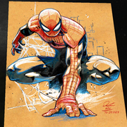 Spider-Man Art Print Signed 8.5x11 | Art by Keyeske