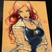 Mary Jane Watson - Marvel art print by Keyeske