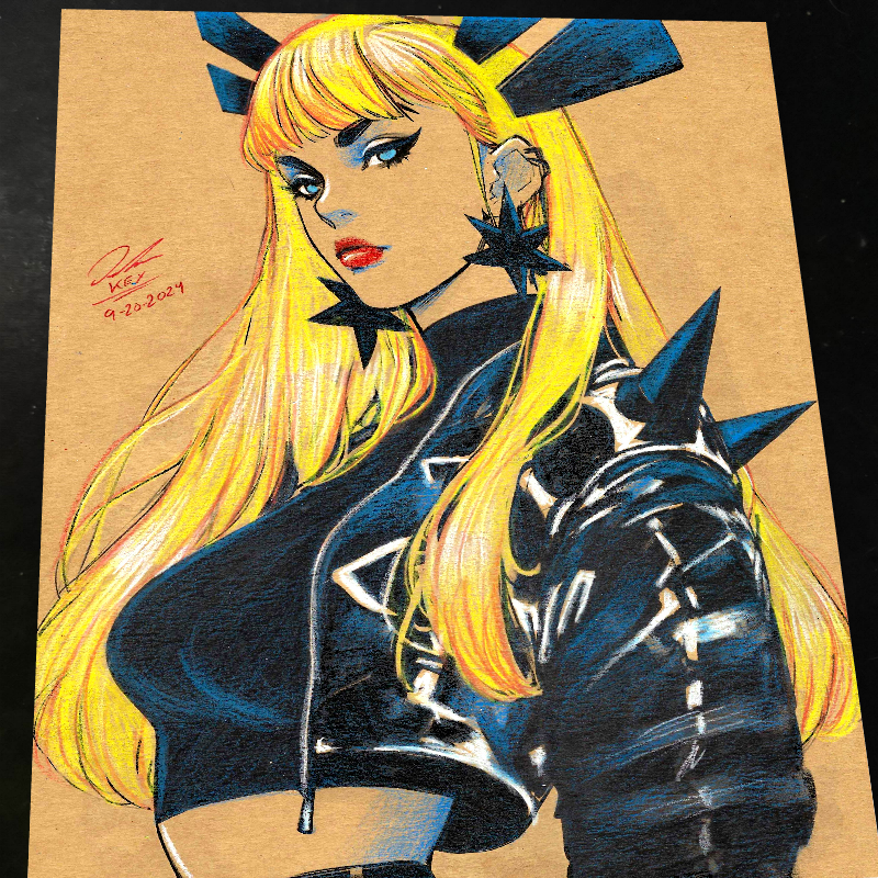 Magik X-Men Art Print Signed 8.5x11 | Art by Keyeske