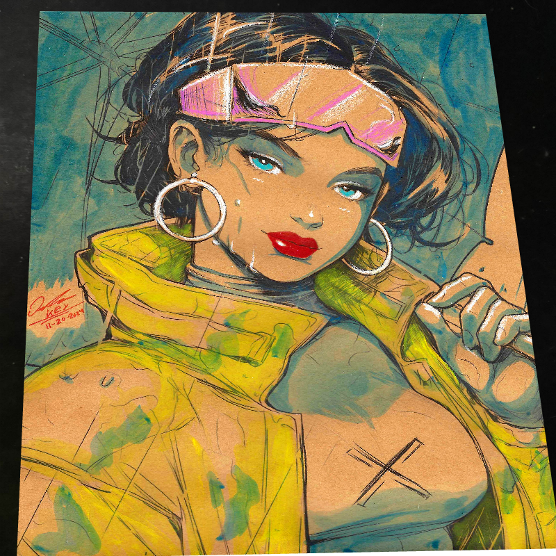 Jubilee X-Men art print by Keyeske