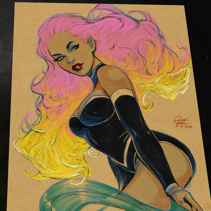 Starfire Art Print Signed 8.5x11 | Art by Keyeske