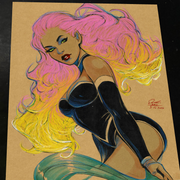 Starfire - DC Comics art print by Keyeske
