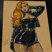Black Canary art print by Keyeske