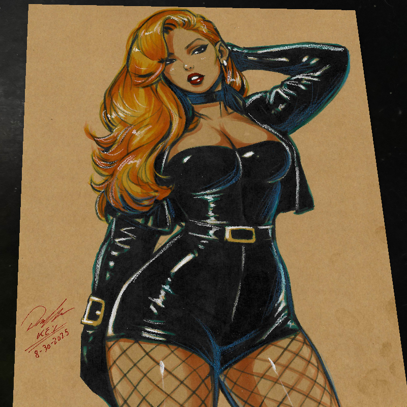 Black Canary art print by Keyeske
