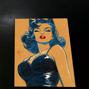 Catwoman - Marvel art print by Keyeske