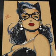 Catwoman - Marvel art print by Keyeske