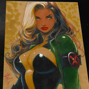 Rogue X-Men Art Print Signed 8.5x11 | Art by Keyeske