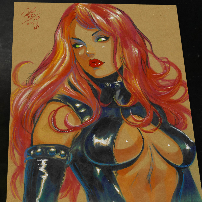 Starfire Art Print Signed 8.5x11 | Art by Keyeske