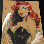 Hawkgirl - Marvel art print by Keyeske