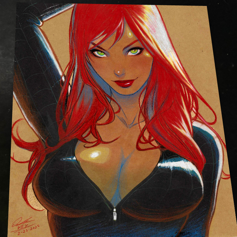 Mary Jane Watson - Marvel art print by Keyeske