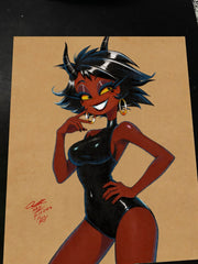 Millie Helluva Boss - Marvel art print by Keyeske