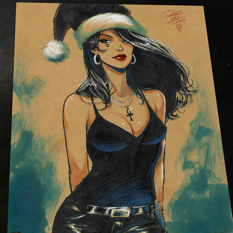 Death of the Endless Art Print Signed 8.5x11 | Art by Keyeske