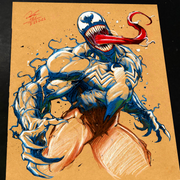Venom - Marvel art print by Keyeske