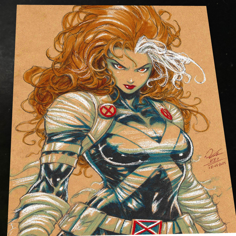 Rogue X-Men art print by Keyeske