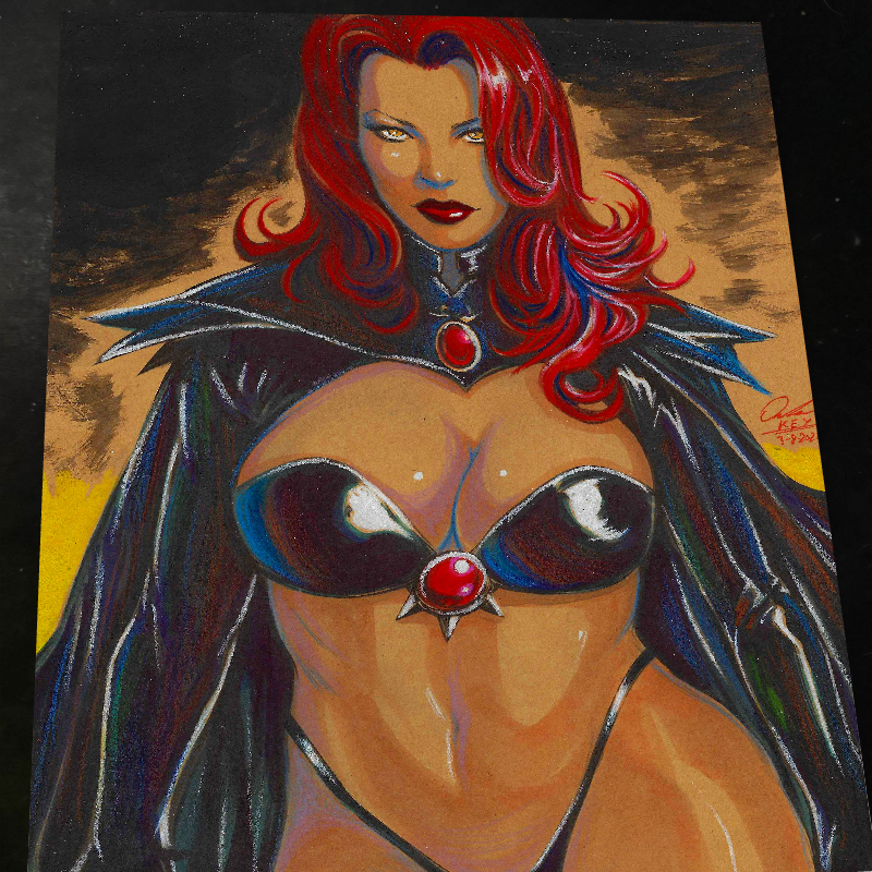 Madelyne Pryor X-Men art print by Keyeske