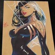 Supergirl DC Art Print Signed 8.5x11 | Art by Keyeske
