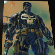 Punisher - Marvel art print by Keyeske