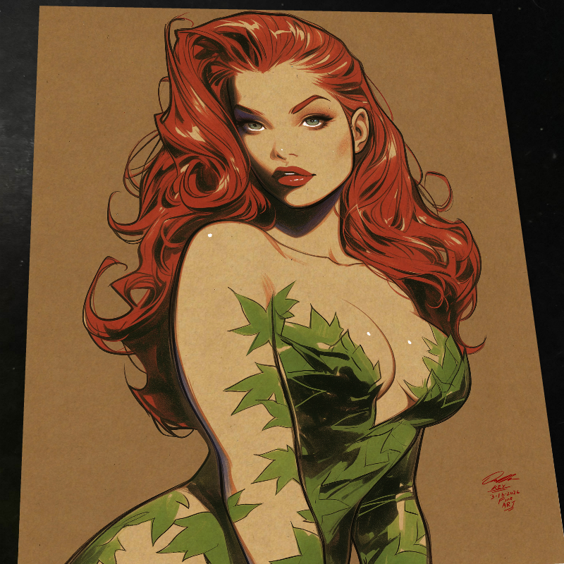 Poison Ivy - Marvel art print by Keyeske