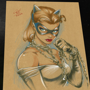 Catwoman - Marvel art print by Keyeske