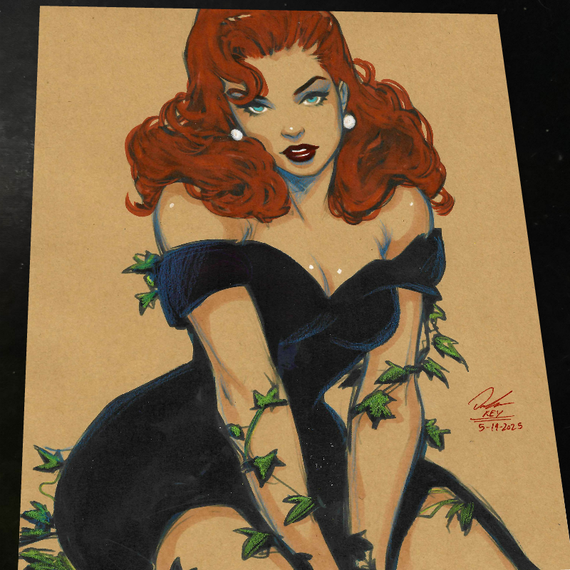 Poison Ivy - Marvel art print by Keyeske