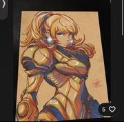 3 Samus Art Print Bundle - Marvel art print by Keyeske