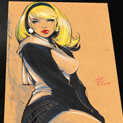 Gwen Stacy Art Print Signed 8.5x11 | Art by Keyeske