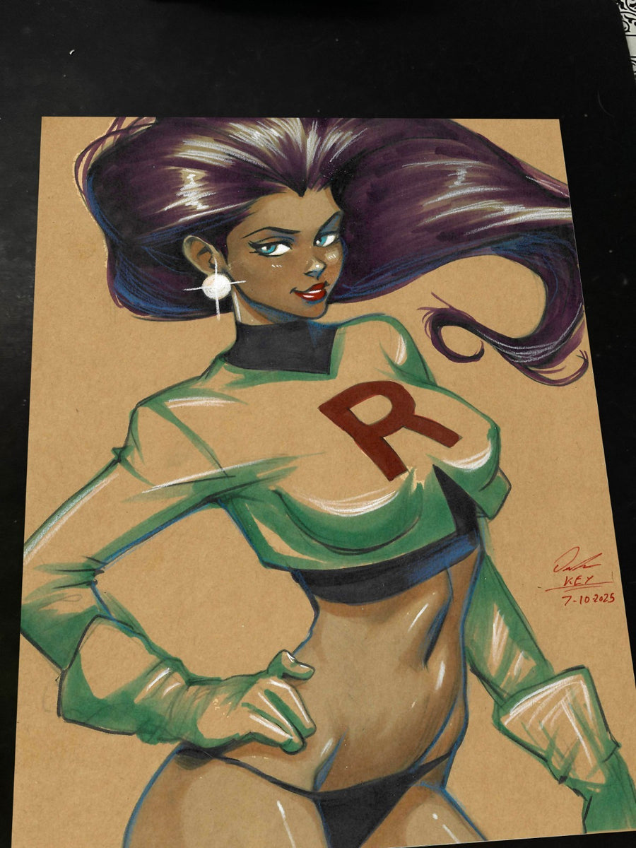 Jessie Team Rocket - Marvel art print by Keyeske