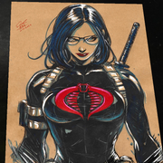 Baroness G.I. Joe - Marvel art print by Keyeske