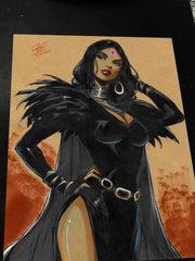 Raven - DC Comics art print by Keyeske