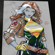 Rogue X-Men Art Print Signed 8.5x11 | Art by Keyeske
