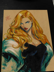Emma Frost X-Men art print by Keyeske